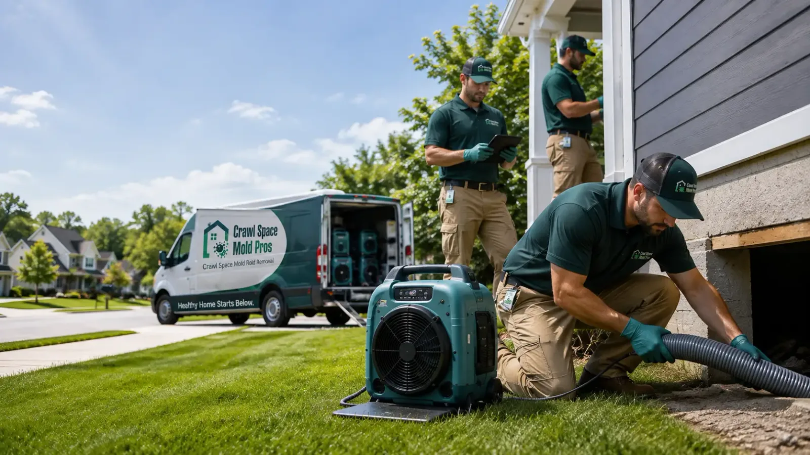 Crawl Space Mold Removal in Burns, WY